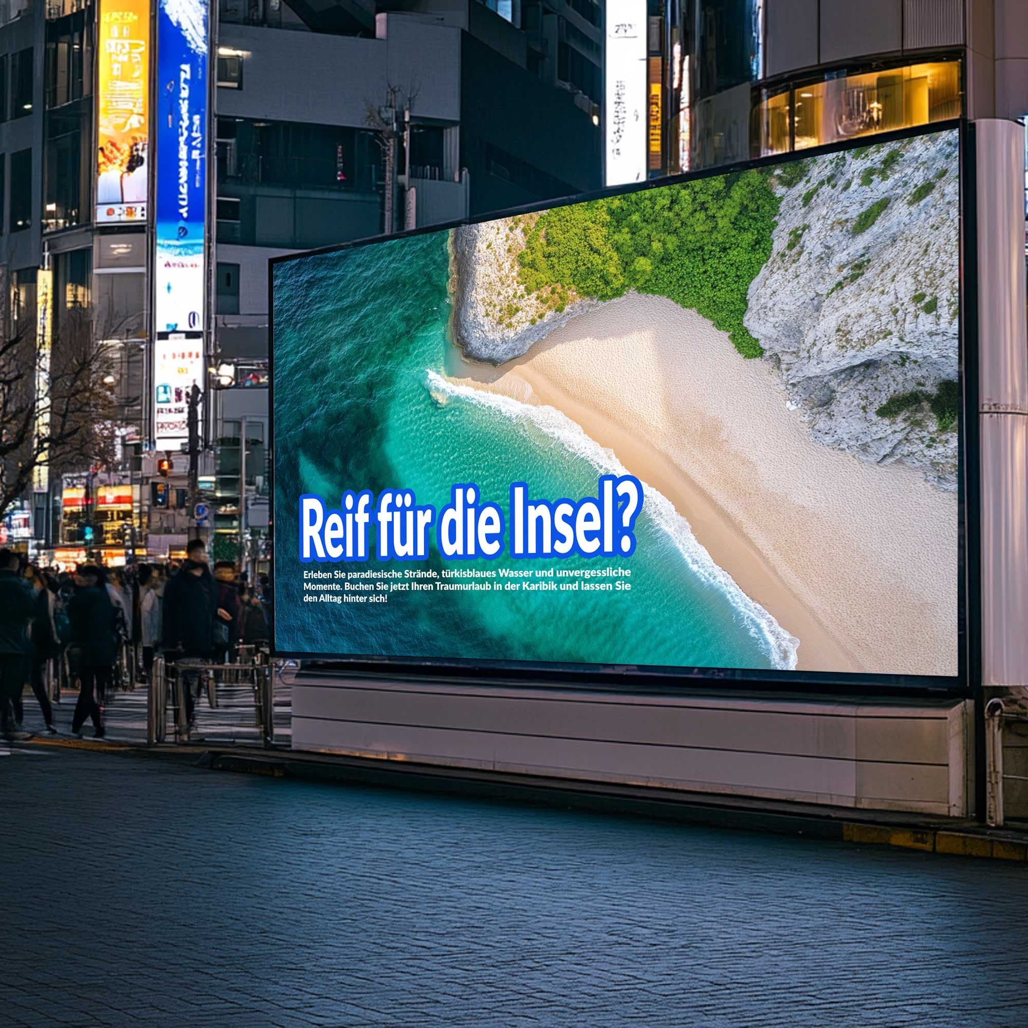 Outdoor LED Videowall 350x250 cm, 3.9mm